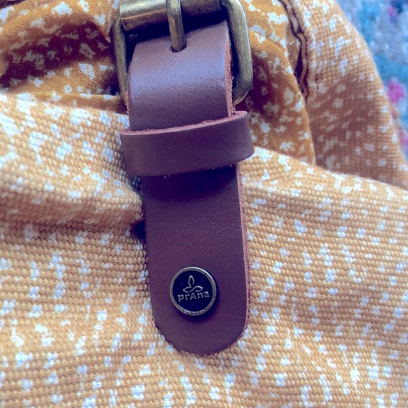 Prana Yellow Patterned Slouchy Tote - Picture 2 of 3